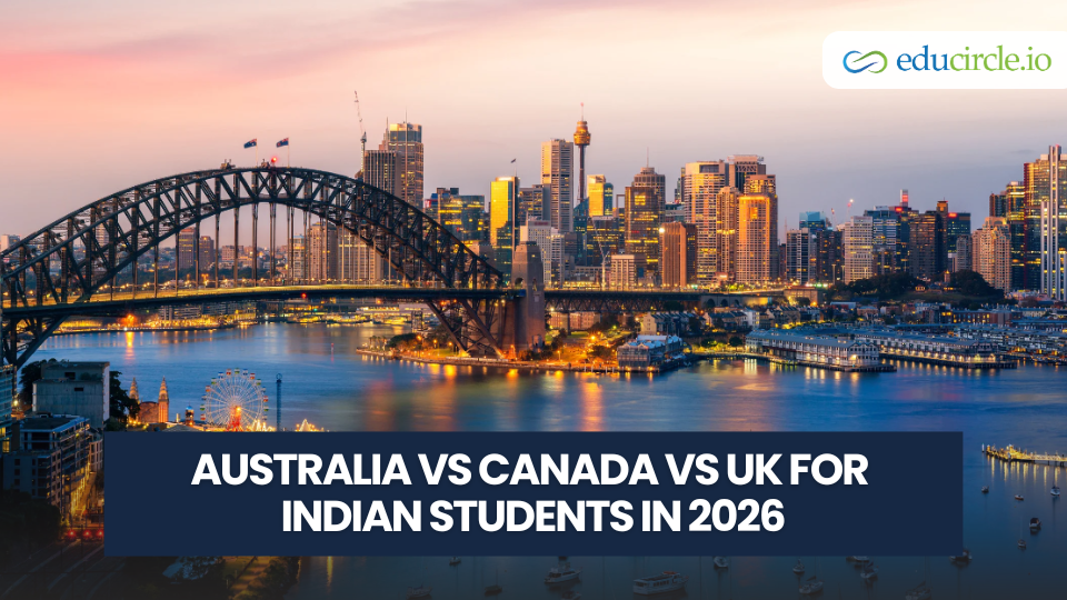 Australia vs Canada vs UK for Indian Students (2026): Costs, PR, Jobs & Study Comparison