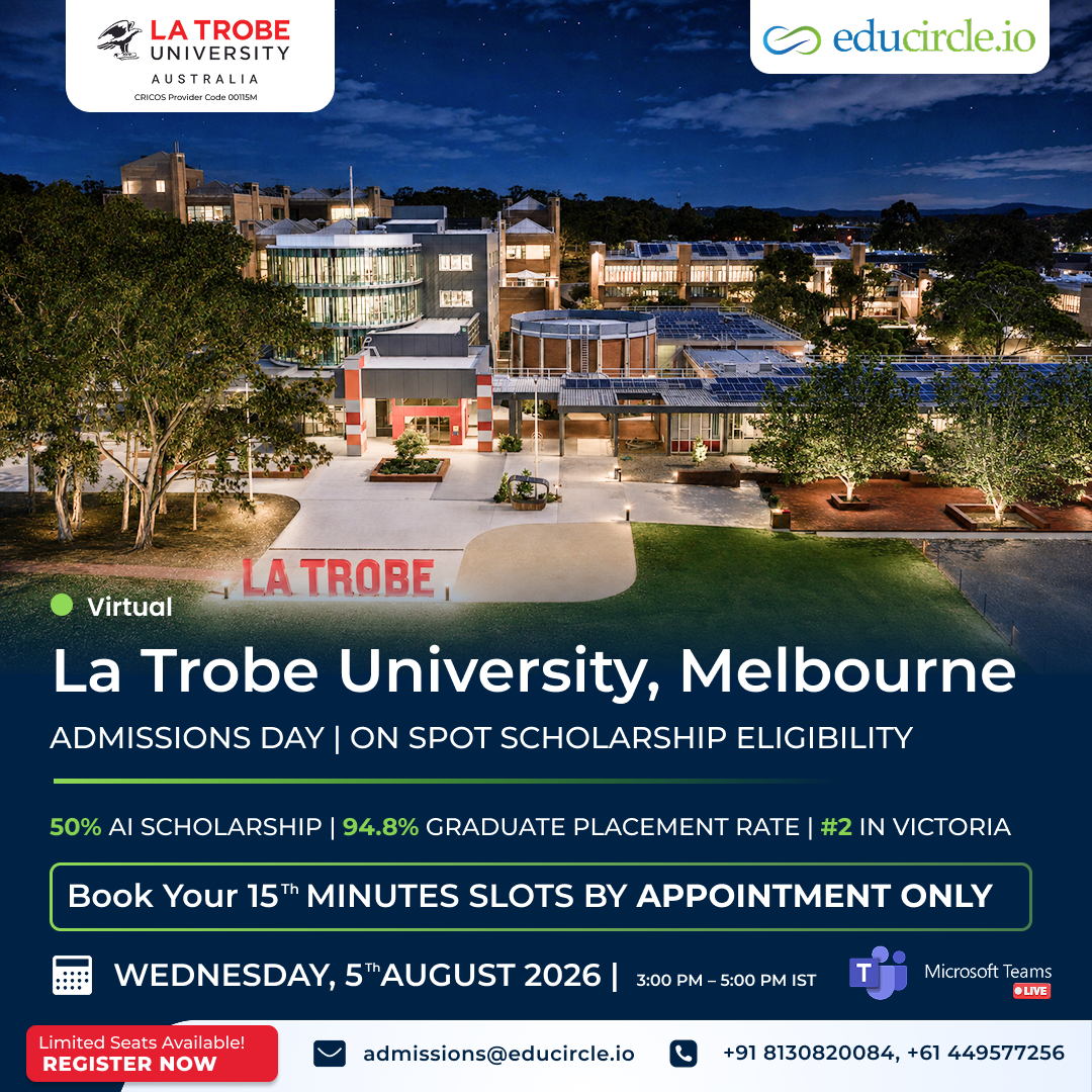 Study at La Trobe University, Melbourne – Admissions Day 2026