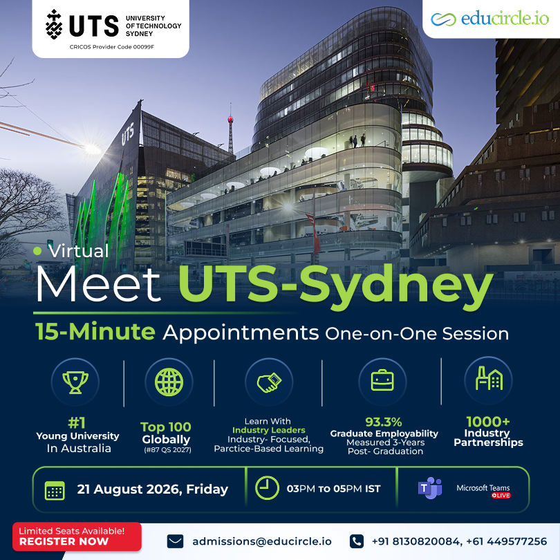 Meet UTS Sydney — One-on-One Virtual Counselling Session